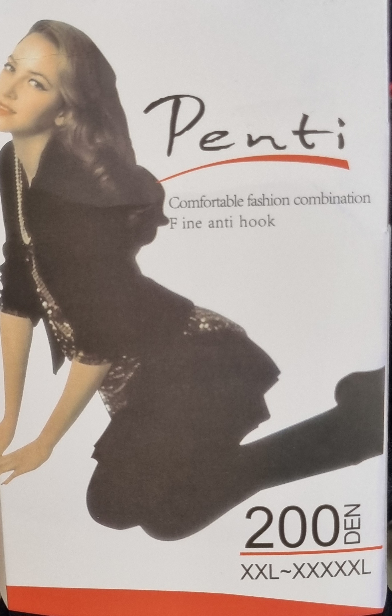 جوراب شلواری ضخیم مشکی فیت ۲۰۰ penti