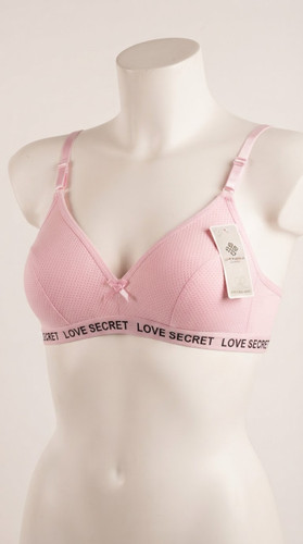 سوتین ابری پنبه ای دخترانه بدون فنر Love secret